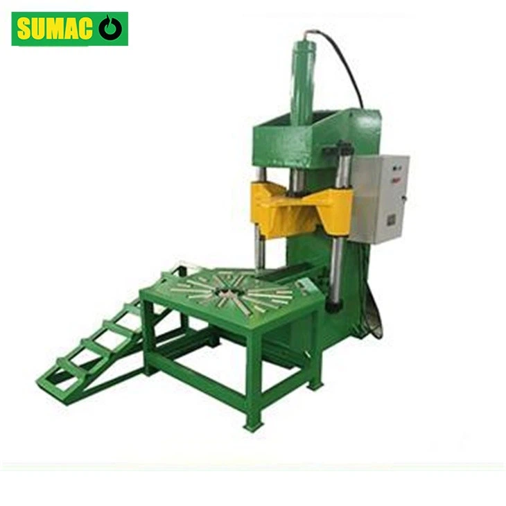 Big Capacity Úrgangur Gúmmí Dekk Skeri