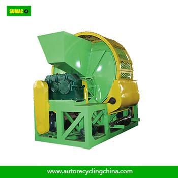 High Capacity Tire Recycling Shredder